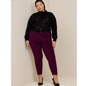 Torrid Women's High Rise Jeans in Deep Purple
